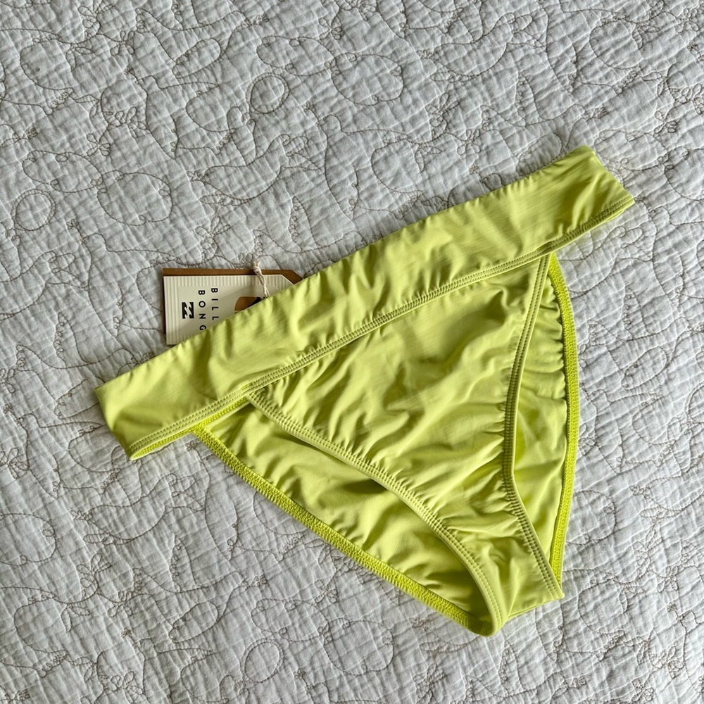 NWT Billabong Bright Neon High Leg Bikini Bottoms